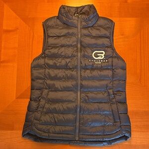 CycleBar Blue Quilted Vest
